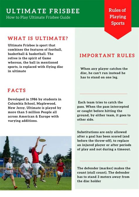 ultimate frisbee rules